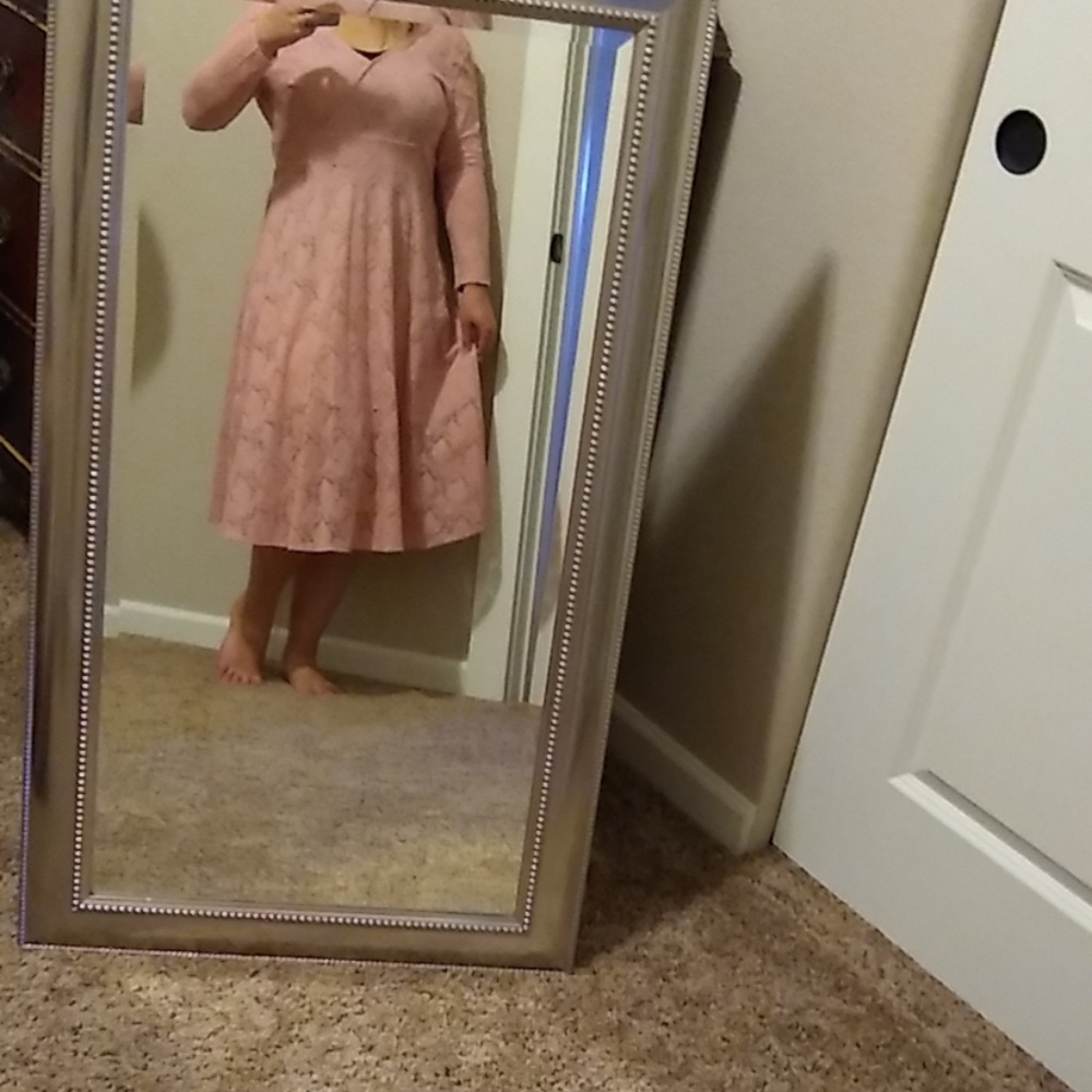Pink Lace Dress